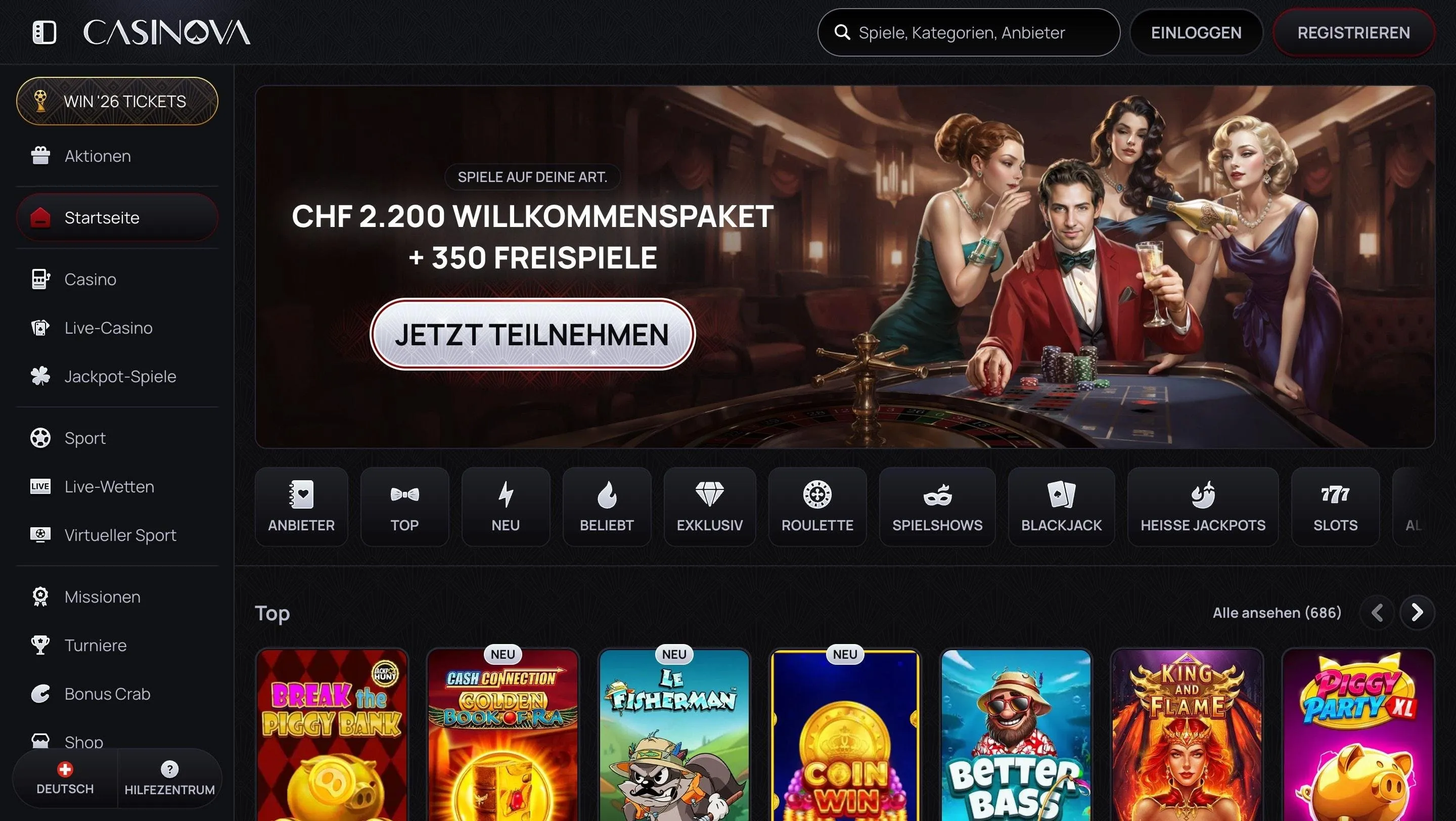 Casinova Liechtenstein